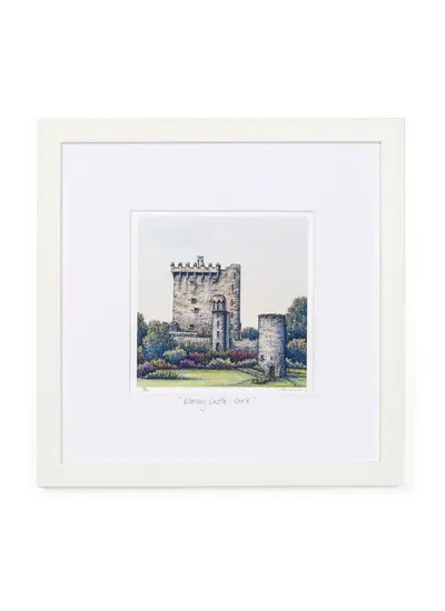 Framed Artwork Print of Blarney Castle Made in Ireland Perfect Irish Gift or Home Decor